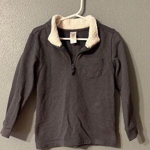 Carter's Dark Gray Quarter-Zip Sweater